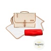 image:imageSkip Hop Pronto Signature Portable Changing Mat Cushioned Diaper Changing Pad with BuiltIn PillowBeige Swirl Dot
