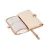 image:imageSkip Hop Pronto Signature Portable Changing Mat Cushioned Diaper Changing Pad with BuiltIn PillowBeige Swirl Dot
