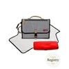 image:imageSkip Hop Pronto Signature Portable Changing Mat Cushioned Diaper Changing Pad with BuiltIn PillowBlack  White Stripe