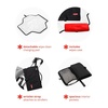 image:imageSkip Hop Pronto Signature Portable Changing Mat Cushioned Diaper Changing Pad with BuiltIn PillowBlack