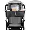 image:imageSkip Hop Ultimate Stroller Organizer Universal Fit with Adjustable Straps Magnetic Flaps and Convertible Design That fits 40 oz Tumblers Black
