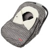 image:imageSkip Hop All Seasons Baby Car Seat Cover 4 in 1 Universal Fit with UPF40 Sunshade and Water Resistant Fabric OatGrey Feather