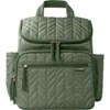image:imageSkip Hop Diaper Bag Backpack Forma MultiFunction Baby Travel Bag with Changing Pad amp Stroller Attachment Jet BlackSage