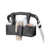 image:imageSkip Hop Ultimate Stroller Organizer Universal Fit with Adjustable Straps Magnetic Flaps and Convertible Design That fits 40 oz Tumblers Black