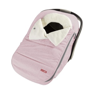image:imageSkip Hop All Seasons Baby Car Seat Cover 4 in 1 Universal Fit with UPF40 Sunshade and Water Resistant Fabric OatPink Heather
