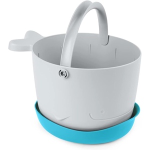 image:imageSkip Hop Baby Bath Toy Filled Bucket Bath Toy amp Bucket Gift Set GreyMoby