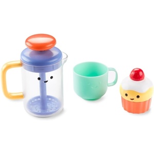 image:imageSkip Hop Baby Bath Toy Fresh amp Clean Spin Cycle 4Piece Laundry Pretend Play Set and Bathtub Sensory Development Toy Age 12mBubble  Foam