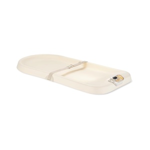 image:imageSkip Hop Baby Changing Pad Nursery Style WipeClean Contoured with Cushioned Foam NonSkid Base Builtin Safety Belt amp TuckAway Toy Bar Grey16 Lightup Oat