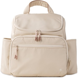 image:imageSkip Hop Diaper Bag Backpack Forma MultiFunction Baby Travel Bag with Changing Pad amp Stroller Attachment GreyForma Next Oat