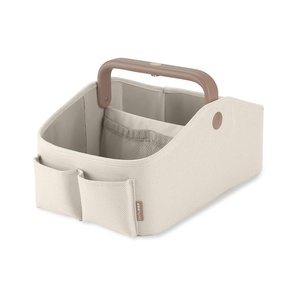 image:imageSkip Hop Diaper Caddy Organizer with Touch Sensor Night Light Nursery Style OatLightUp Diaper Caddy Oat
