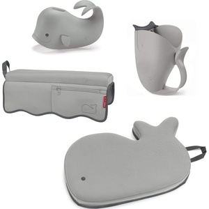 image:imageSkip Hop MOBY Baby Bath Essentials Set Grey4 Piece Bath Essentials Set