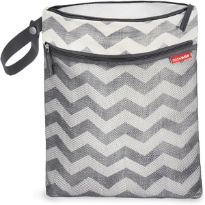 image:imageSkip Hop Waterproof Wet Dry Bag Black amp White StripeChevron