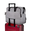 image:imageSkip Hop Diaper Bag Iconic Duo Weekender Extra Large Capacity with Changing Pad amp Stroller Attachment Grey MelangeDiaper Bag