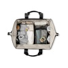 image:imageSkip Hop Diaper Bag Iconic Duo Weekender Extra Large Capacity with Changing Pad amp Stroller Attachment Grey MelangeOvernight Bag