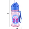 image:imageSkip Hop Toddler Sippy Cup with Straw Zoo Straw Bottle with Tritan Renew 12 oz DinoButterfly