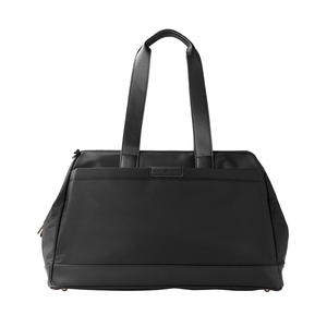image:imageSkip Hop Diaper Bag Iconic Duo Weekender Extra Large Capacity with Changing Pad amp Stroller Attachment Grey MelangeOvernight Bag