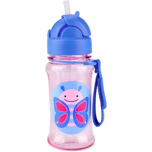 image:imageSkip Hop Toddler Sippy Cup with Straw Zoo Straw Bottle with Tritan Renew 12 oz DinoButterfly