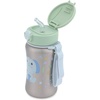 image:imageSkip Hop Toddler Sippy Cup with Zoo Stainless Steel Straw Bottle NarwhalBesties Squad Elephant