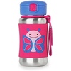 image:imageSkip Hop Toddler Sippy Cup with Zoo Stainless Steel Straw Bottle NarwhalButterfly