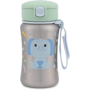 image:imageSkip Hop Toddler Sippy Cup with Zoo Stainless Steel Straw Bottle NarwhalBesties Squad Elephant