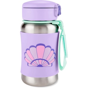 image:imageSkip Hop Toddler Sippy Cup with Zoo Stainless Steel Straw Bottle NarwhalSeashell