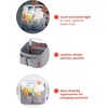 image:imageSkip Hop Diaper Caddy Organizer with Touch Sensor Night Light Nursery Style SageLightUp Diaper Caddy Oat