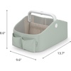 image:imageSkip Hop Diaper Caddy Organizer with Touch Sensor Night Light Nursery Style SageLightUp Diaper Caddy Sage