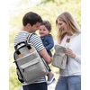 image:imageSkip Hop Insulated Bottle Bag Holds 2 Bottles Includes Freezer Pack SageGrey melange