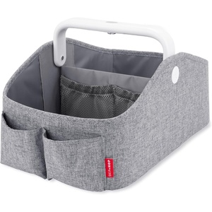 image:imageSkip Hop Diaper Caddy Organizer with Touch Sensor Night Light Nursery Style SageLightUp Diaper Caddy Grey
